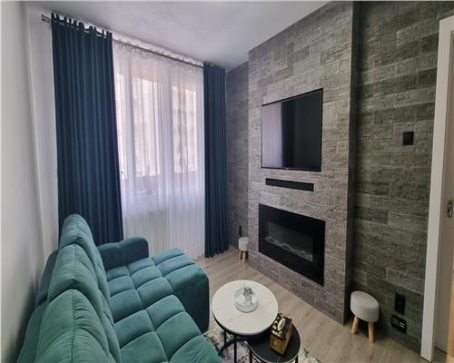 Apartament superfinisat 2 camere de vanzare zona Carolina Mall complet mobilat si utilat